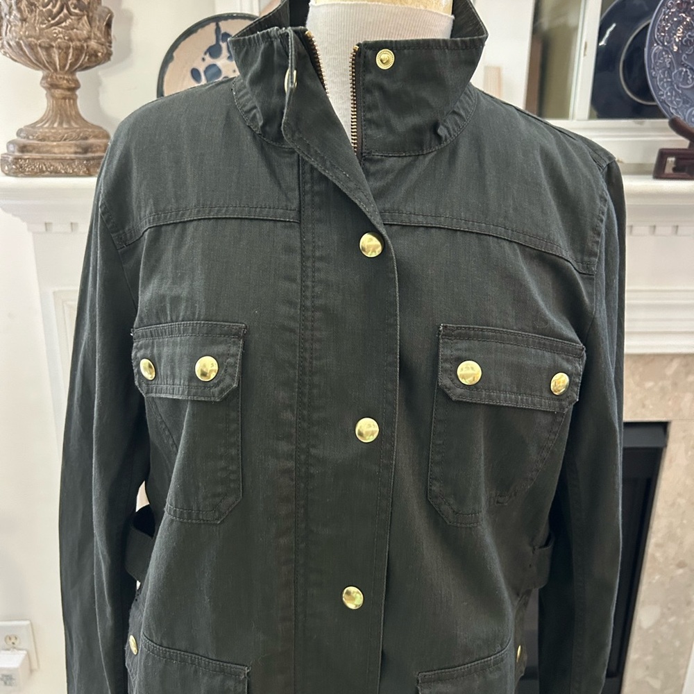 J. Crew Olive Utility Jacket - Picture 4 of 11